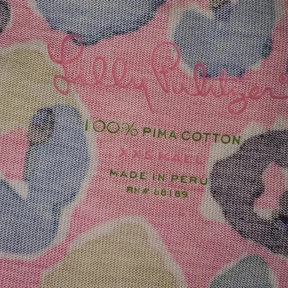 Lilly Pulitzer Corine Paws Off Leopard Pink Multi 3/4 Sleeve‎ Mini Dress XXS - Picture 10 of 12